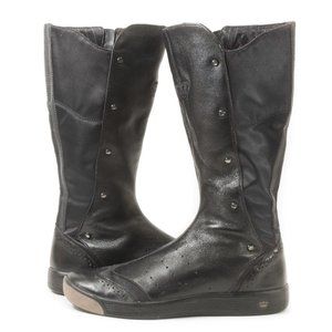 ADIDAS Crown Leather & Fabric Boots, No Insoles, 8